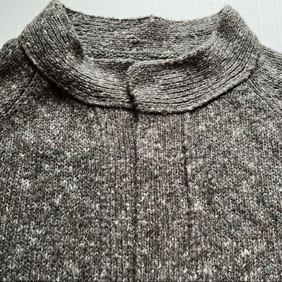 Preswick & Moore Cardigan Sweater 2X gray with metallic silver thread 3/4 sleeve - Picture 3 of 7